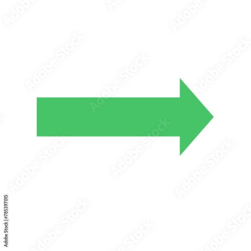 green arrow sign