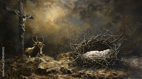 Manger and Crown of Thorns
