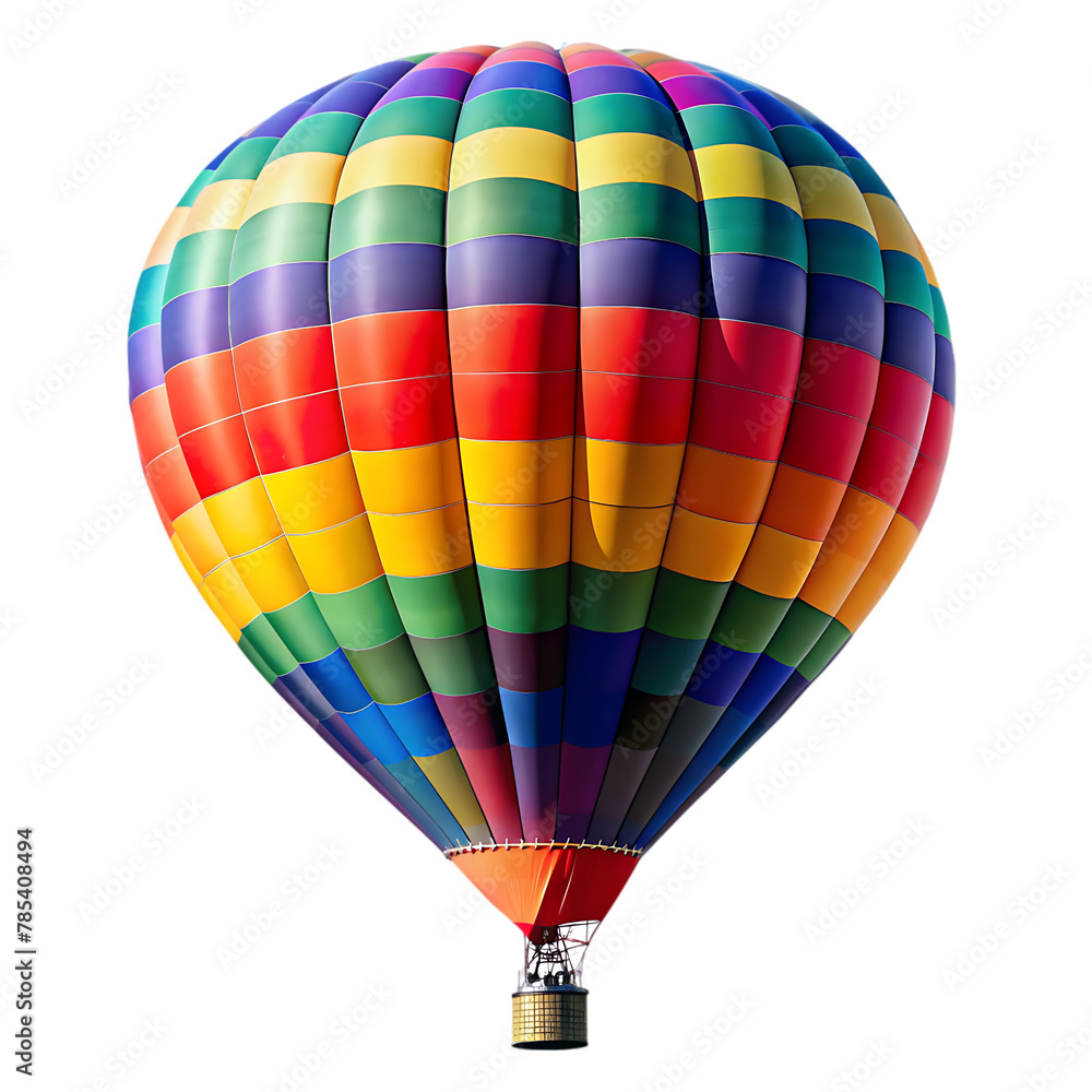 Naklejka premium air balloon isolated on transparent background
