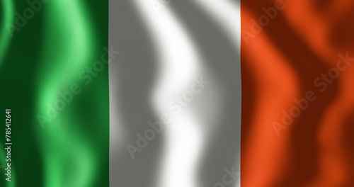 Image of waving flag of ireland