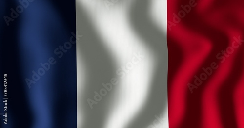 Image of waving flag of france