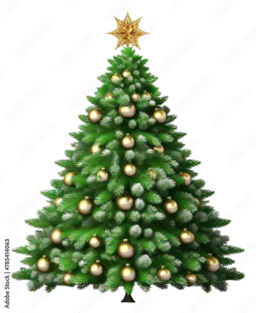 Fototapeta premium PNG Christmas tree plant pine