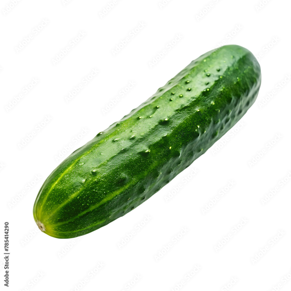 Cucumber isolated on transparent background Cucumber isolated on transparent background