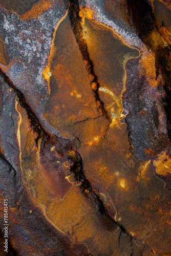 Rust stone wall stone texture image use for backgrounds or textures