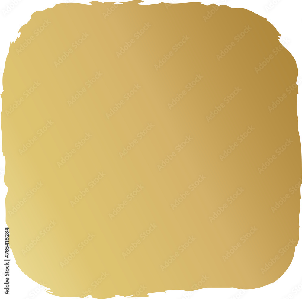 Rounded square golden frames. Luxury design Rounded square golden frames. Luxury design
