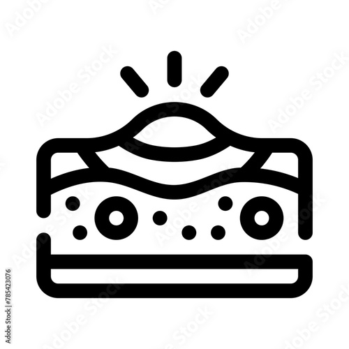 pimple line icon