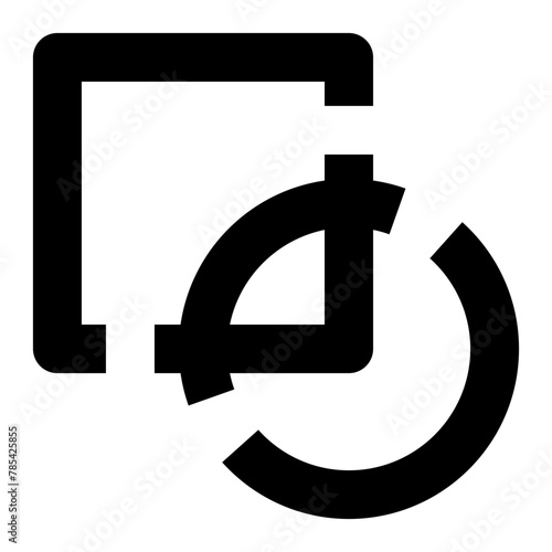 intersect line icon