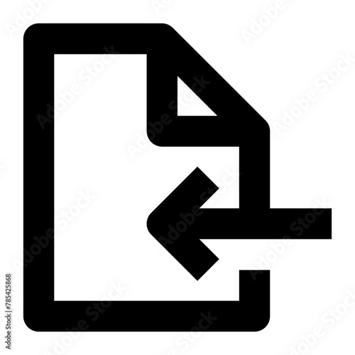 import file line icon