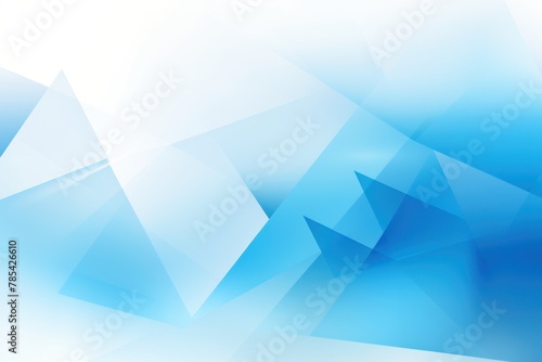 Sky Blue and white background vector presentation design, modern technology business concept banner template