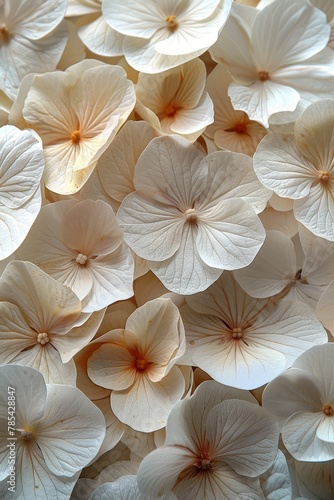 Abstract floral pattern of petals. Delicate background colors of flower petals