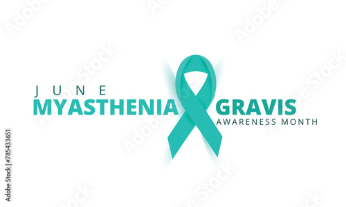 Myasthenia gravis awareness month. background, banner, card, poster, template. Vector illustration.