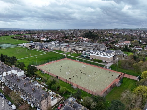 .Harrogate Grammar School Yorkshire UK drone,aerial