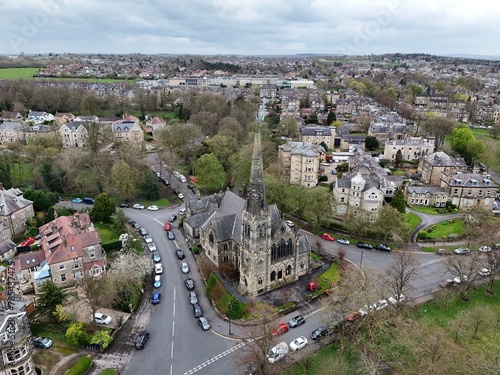 .Trinity Methodist Church , Harrogate UK drone,aerial