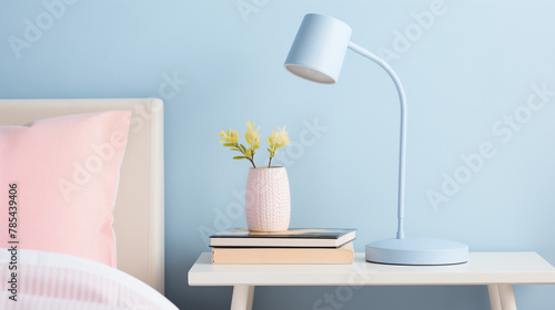 table lamp and flowers © ai
