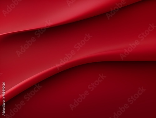 Red background with subtle grain texture for elegant design  top view. Marokee velvet fabric backdrop with space for text or logo