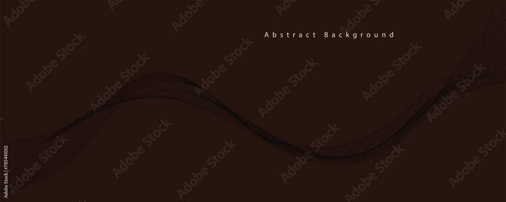 Abstract vector background with brown wavy lines
Abstract vector background with brown wavy lines
