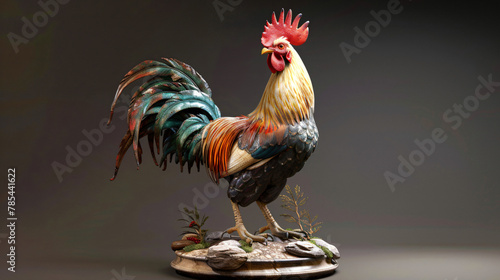 Pretty Rooster Standing