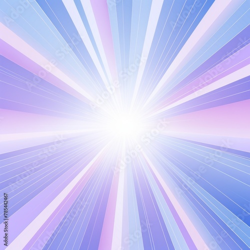 Sun rays background with gradient color, blue and lavender, vector illustration