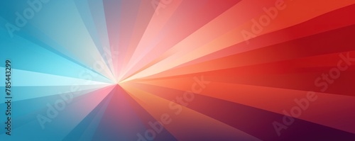 Sun rays background with gradient color, blue and magenta, vector illustration