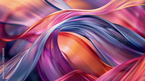 Fluid Ribbons of Color