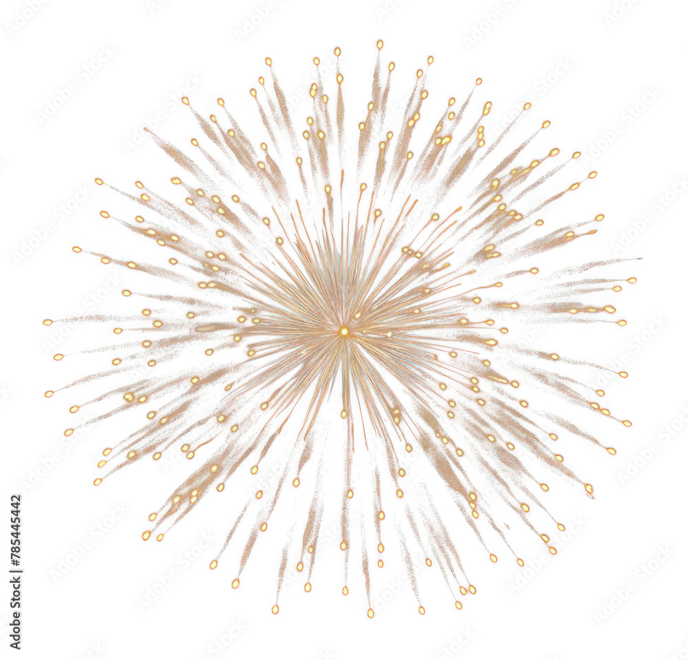 Fototapeta premium PNG New year firework fireworks night black background