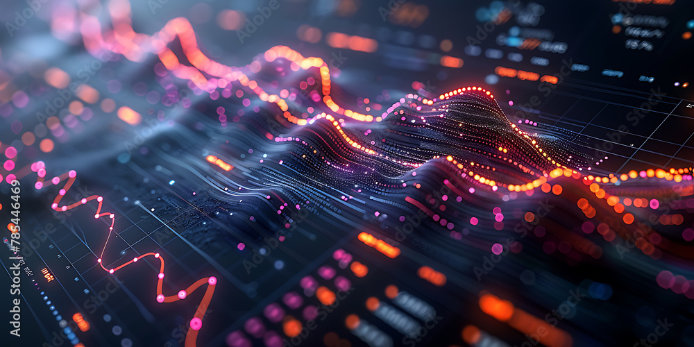 Obraz premium Colorful Marketing Performance Chart - Insightful Sales Analysis