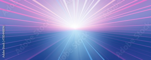 Sun rays background with gradient color, blue and violet, vector illustration