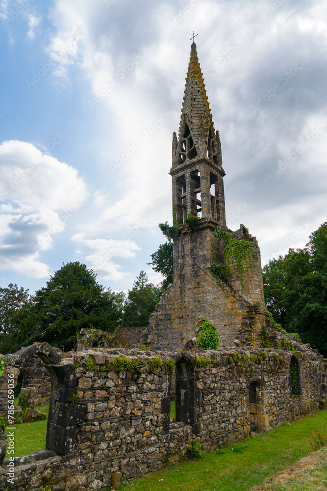 Les vestiges de l'église Saint-Pierre de Quimerc'h, émouvante relique du temps jadis, évoquent l'histoire mystérieuse du Finistère, offrant un regard poignant sur la Bretagne d'autrefois.