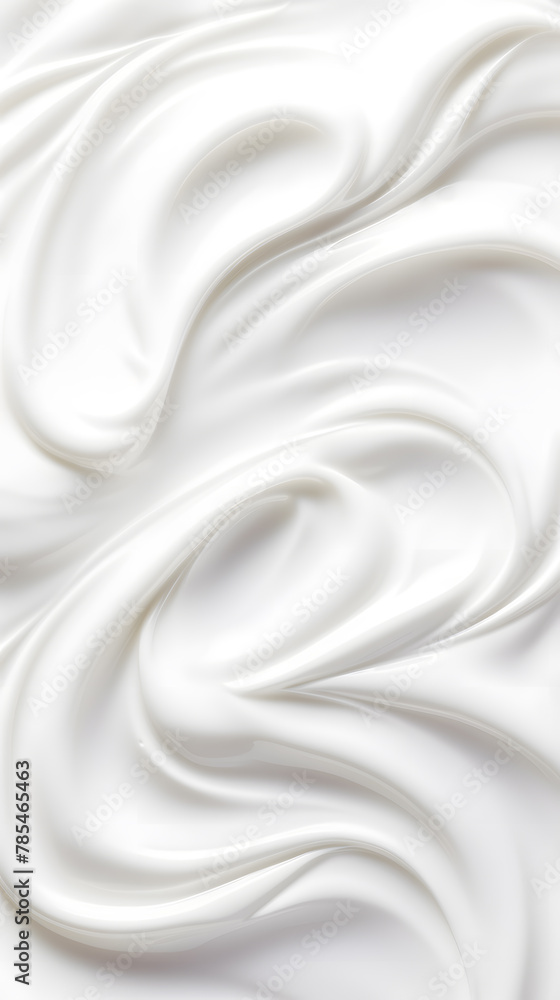 Fototapeta premium White cream swirl background