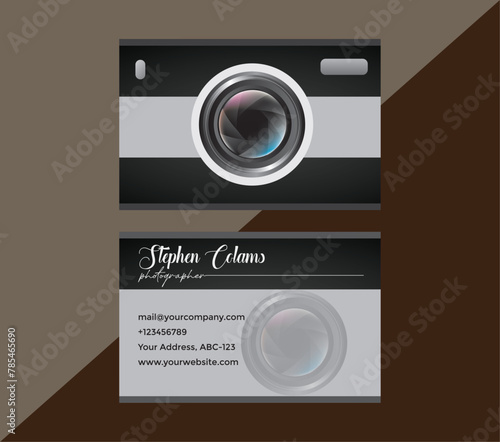 modern photography business card design, personal card, personal photo card design, personal photography business card design