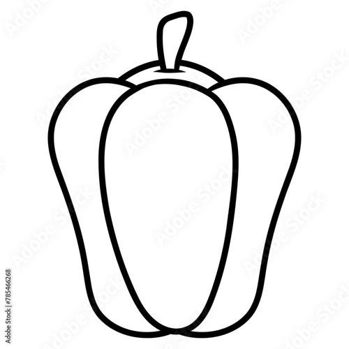 bell pepper vegetable icon