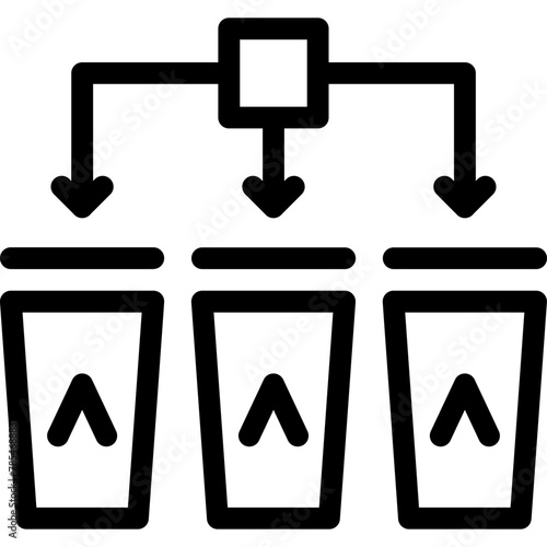 Sorting Garbage Icon