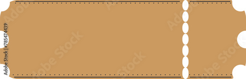 Retro Ticket Coupon 