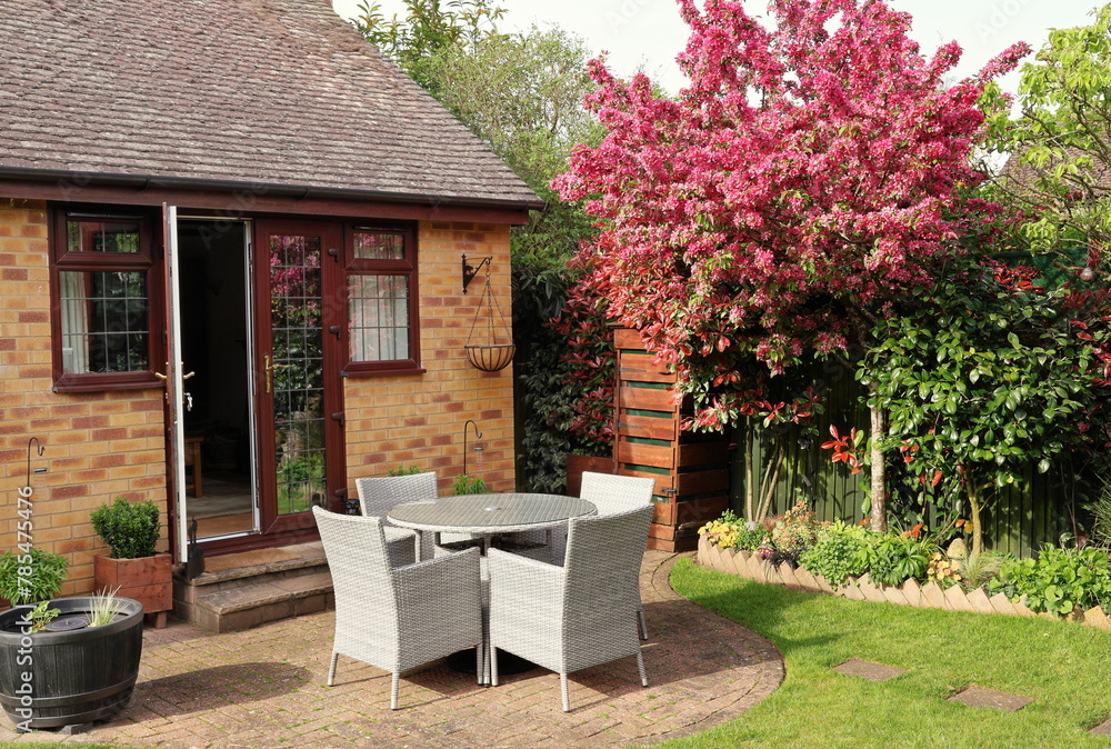 Garden - Back garden in Spring