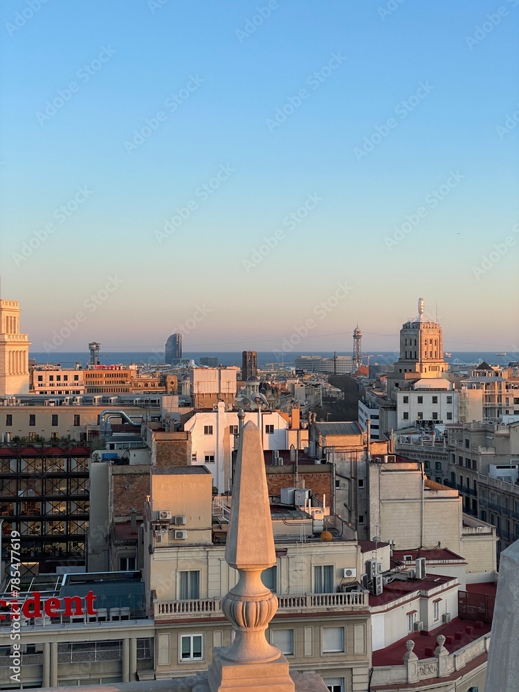 Barcelona Skyline View