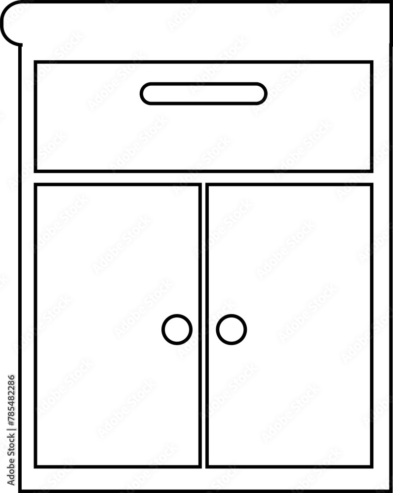 Cabinet for storing things and books design. Cabinet for storing things and books design.