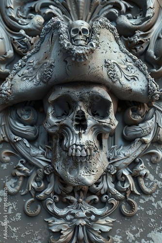 Skull of a Fearsome Pirate