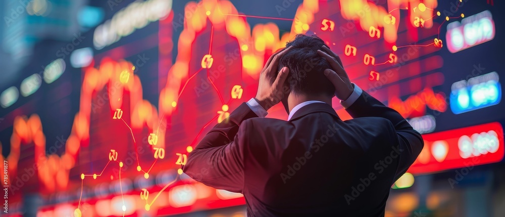 Financial analyst after a market crash, numbers danced, resolve tested Financial analyst after a market crash, numbers danced, resolve tested