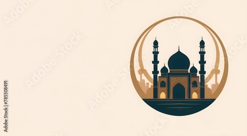 Muslim Eid, El fitr, El Adha, oriental Fest, Muslim Feast, High quality , with free sapce to add your text  photo