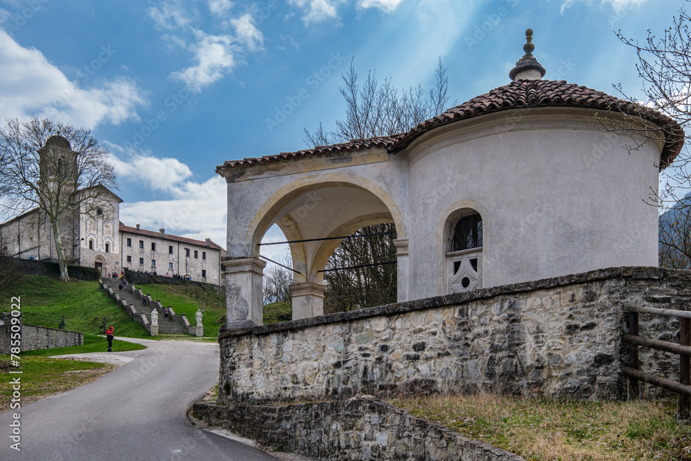 Fototapeta premium Feltre, Santuario dei Santi Vittore e Corona