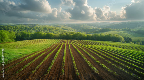 crops and farmland