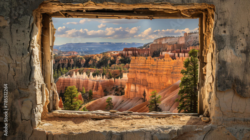 Window to the Hoodoos at Bryce Canyon National Park photo