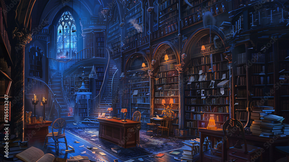 Wizards library.