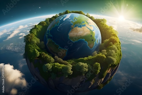 World environment and earth day Illustrations