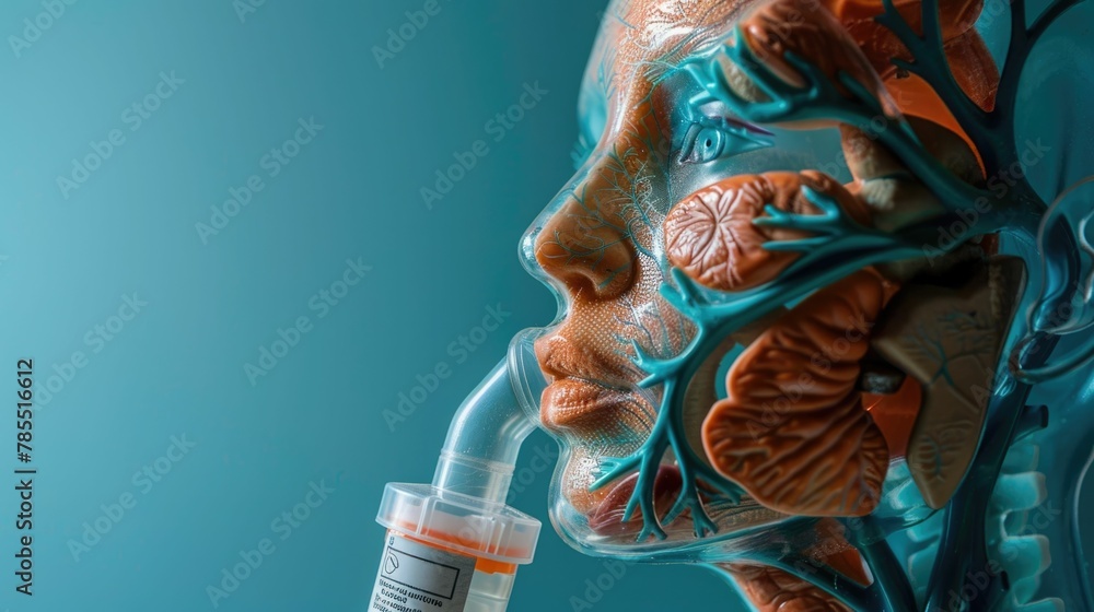 Asthma Inhaler and Constricted Airway Model for Asthma Control and ...