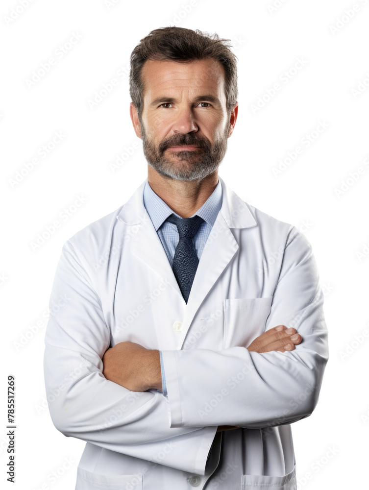 Professional pharmacist in transparent background Professional pharmacist in transparent background