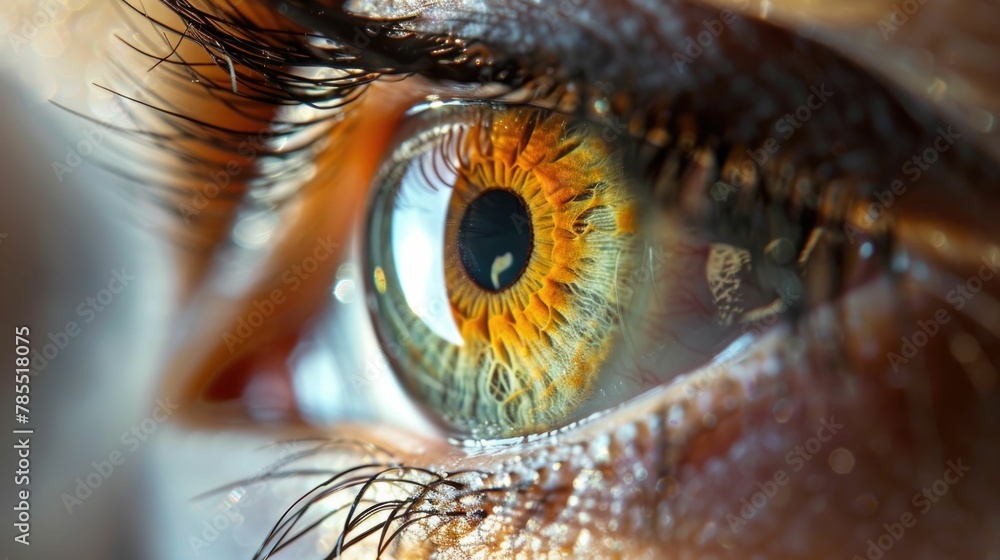 Extreme Close up of an Inflamed Conjunctivitis affected Eye Highlighting the Condition s Symptoms and Preventive Measures Extreme Close up of an Inflamed Conjunctivitis affected Eye Highlighting the Condition s Symptoms and Preventive Measures