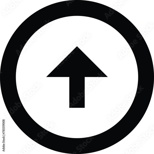 arrow up circle.eps
