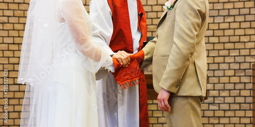 Wedding ceremony in the catholic style.