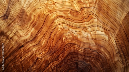 Polished Surface: Treated Wood Background